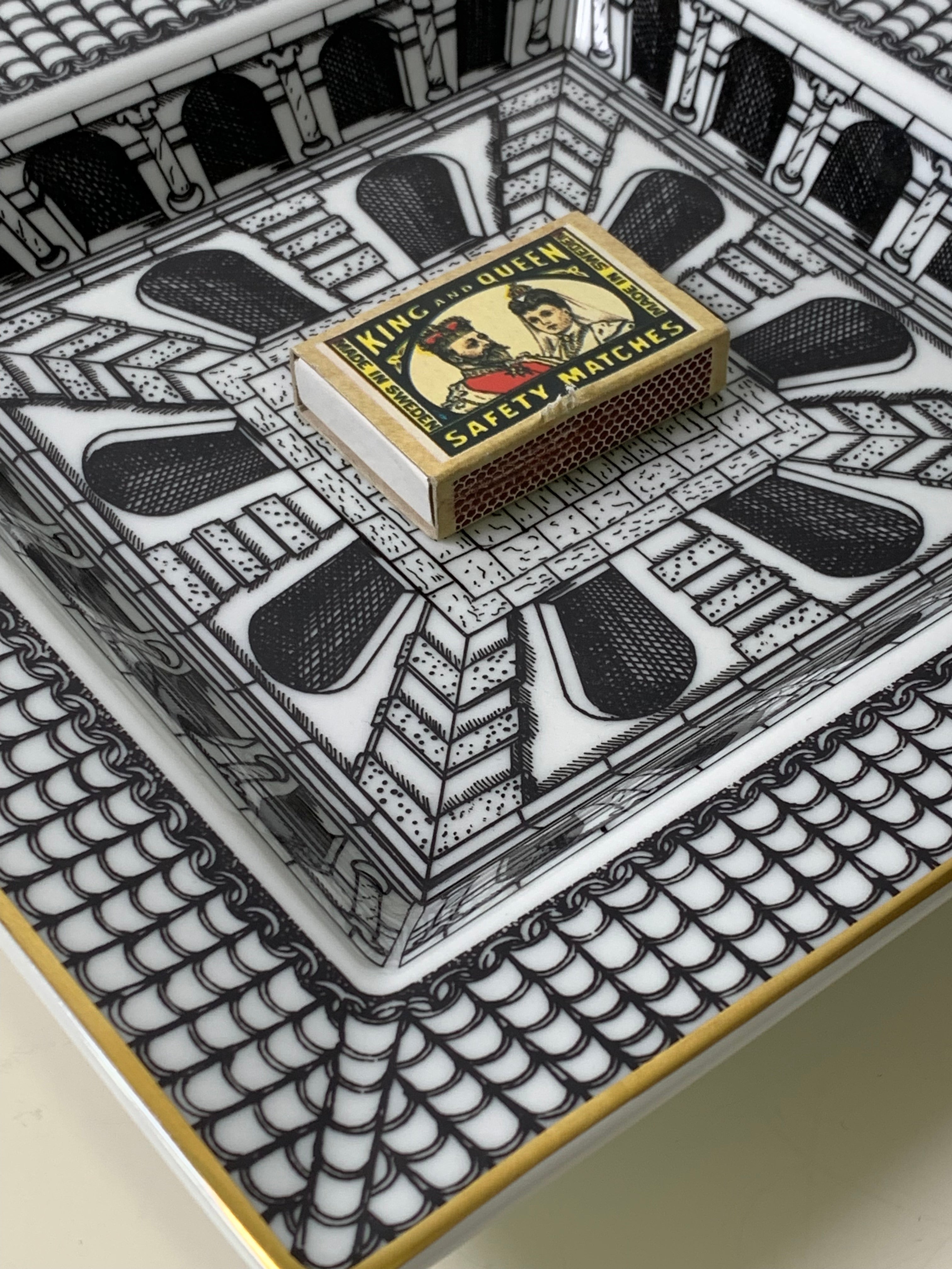 Fornasetti Palladiana Trinket Tray by Rosenthal